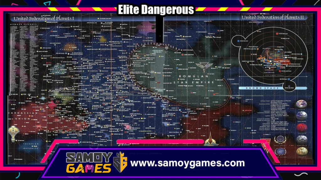 خريطة لعبة Elite Dangerous